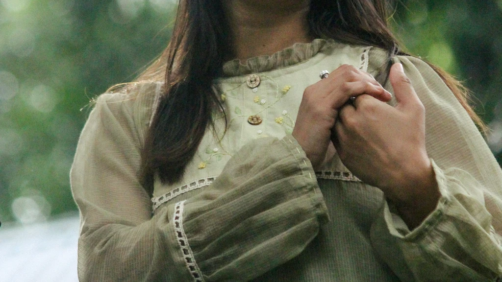 sage green kota midi dress